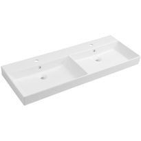 Pesuallas Interia Kare, 1200x460mm, kaksialtainen, valkoinen 