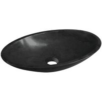 Malja-allas Interia Blok 2401-40, 600x350mm, luonnonkivi, mattamusta 
