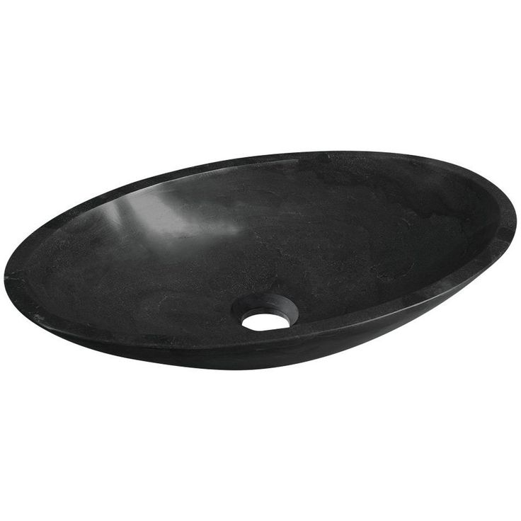 Malja-allas Interia Blok 2401-40 600 x 350 mm luonnonkivi mattamusta 