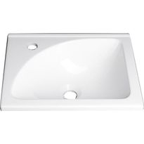 Pesuallas Interia LM408, 400x320mm, valkoinen, kivi 