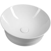 Malja-allas Interia Idea, ø420mm, keraaminen, mattavalkoinen 