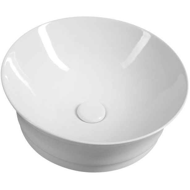 Malja-allas Interia Idea ø420 mm keraaminen mattavalkoinen 