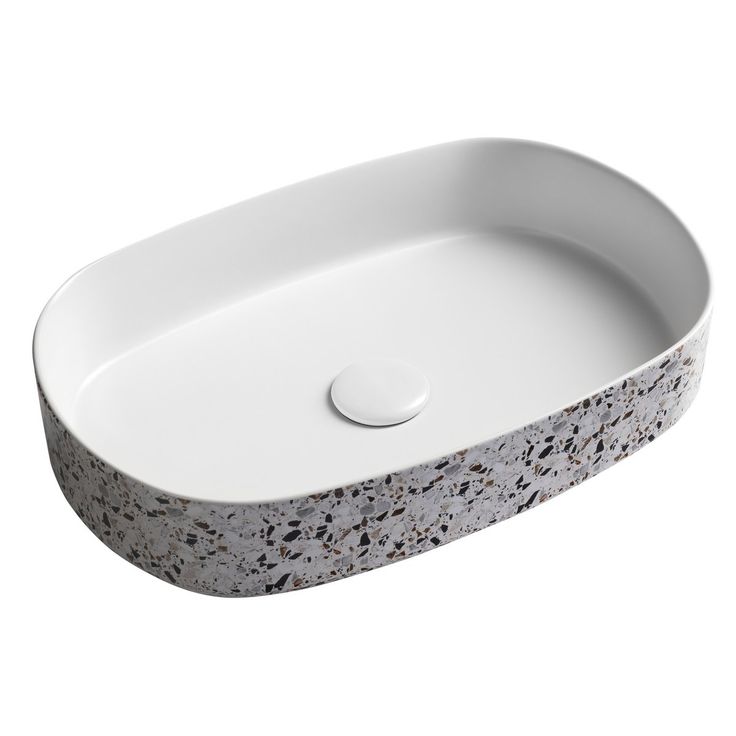 Malja-allas Interia Infinity 55x36cm, valkoinen 
