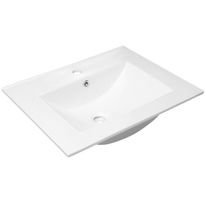 Pesuallas Interia Slim 600x460x180 mm, valkoinen