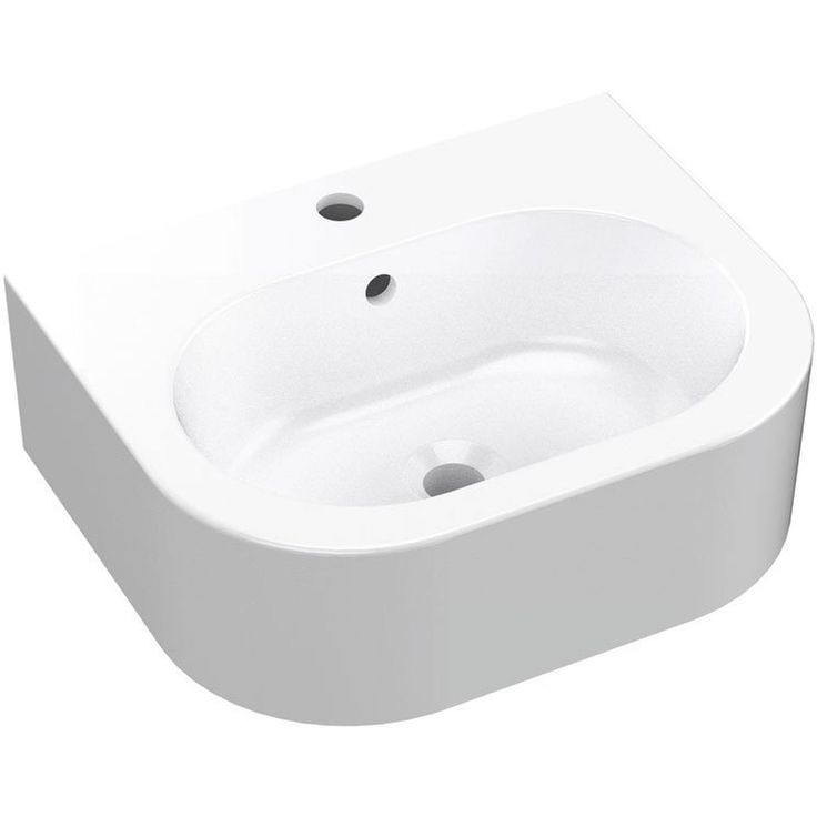 Pesuallas Interia Flo 50x40 cm, valkoinen