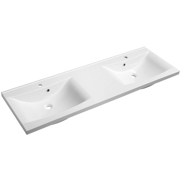 Pesuallas Interia Luciola 150x48 cm, valkoinen