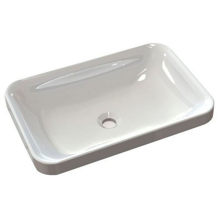 Pesuallas Interia Astoria 55x12x37 cm, valkoinen