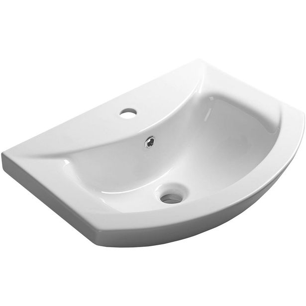 Pesuallas Interia Zero 55x43,5 cm, valkoinen