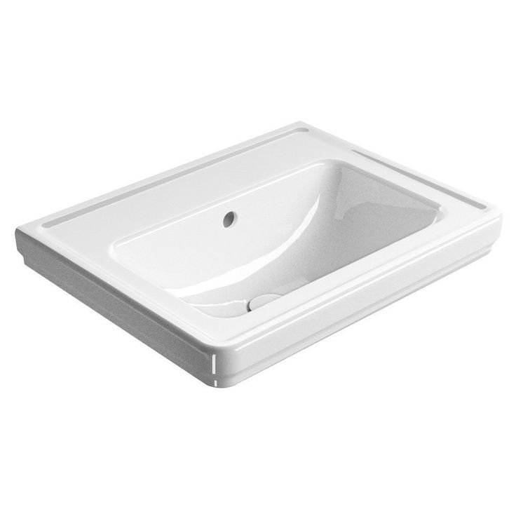 Pesuallas Interia Classic 60x46cm, ei hanareikää, valkoinen
