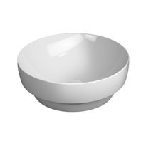 Malja-allas Interia Pura, ø40cm, ExtraGlaze-pinnoite, valkoinen