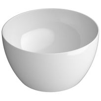 Malja-allas Interia Pura, ø42cm, ExtraGlaze-pinnoite, valkoinen