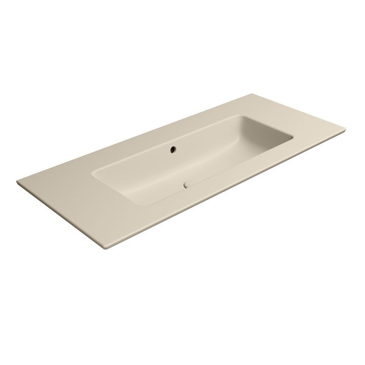 Pesuallas Interia Pura Slim 102x46cm, ei hanareikää, matta beige
