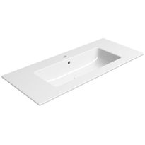 Pesuallas Interia Pura Slim 102x46cm, ExtraGlaze-pinnoite, valkoinen