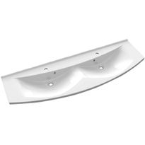 Pesuallas Interia Aras, 150x51 cm, kaksoisallas, valkoinen