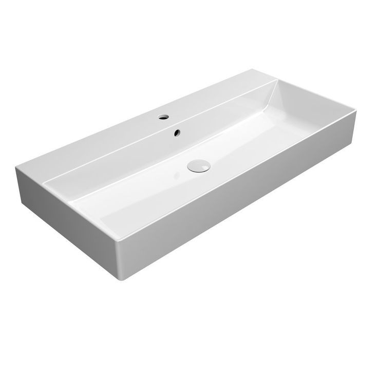 Pesuallas Interia Kube X 100x47cm, valkoinen