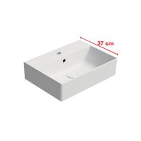 Pesuallas Interia Kube X 50x37cm, mattavalkoinen 