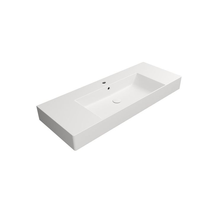 Malja-allas Interia Kube X 120x47cm mattavalkoinen