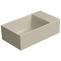 Malja-allas Interia Kube X 40x23cm, ei hanareikää, vasen/oikea