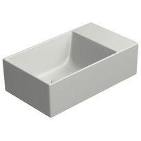 Malja-allas Interia Kube X 40x23cm, tasainen pohja, ei hanareikää, vasen/oikea