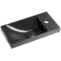 Pesuallas Interia Agos 40x22cm, vasen/oikea, betoni
