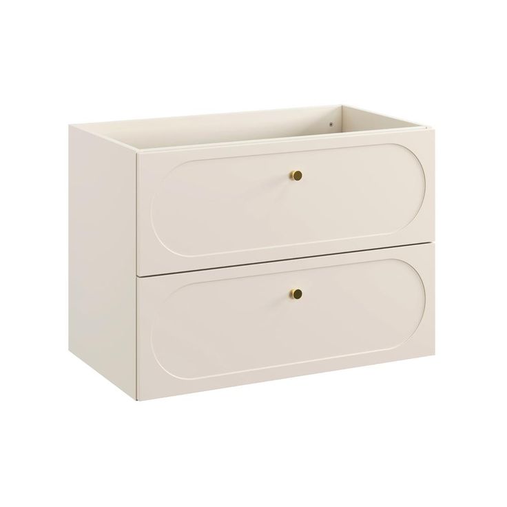 Allaskaappi Interia Nybro, 2-laatikolla, beige, eri kokoja
