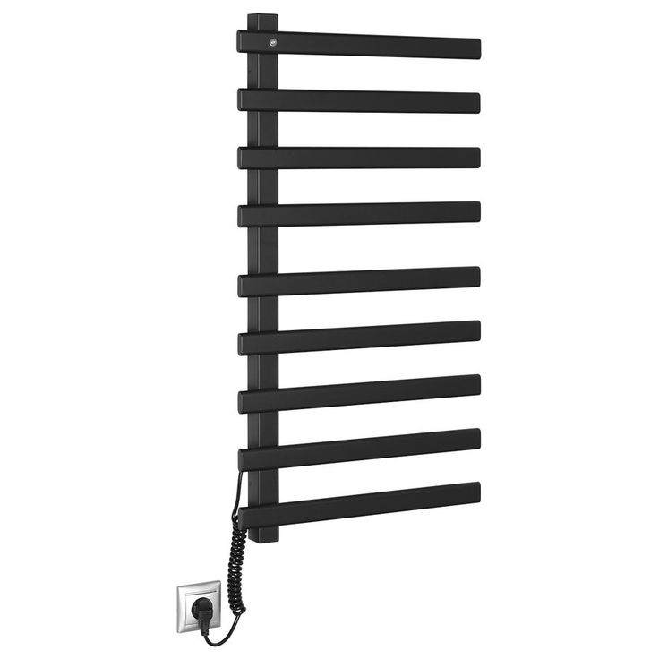 Pyyhekuivain Interia Elcor 480x920x50 mm, 128 W, vasen, eri värejä