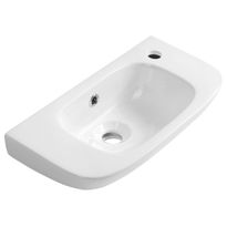 Pesuallas Interia Kia 49x25cm, valkoinen 