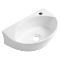 Pesuallas Interia Liza 40x27cm, valkoinen 