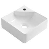 Kulma-allas Interia Nexa 30x30cm, valkoinen 