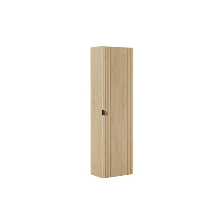 Korkea kaappi Interia Falun, 400x254x1400mm, 1-ovella, tammi