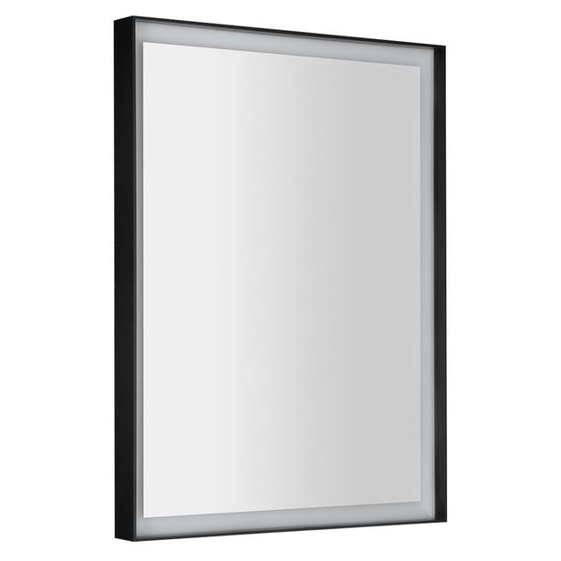Valopeili Interia Sort 60x80cm, kosketusvapaalla sensorikytkimellä, mattamusta