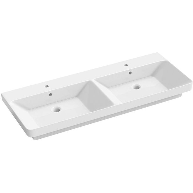 Pesuallas Interia Thalie 120x46 cm, valkoinen