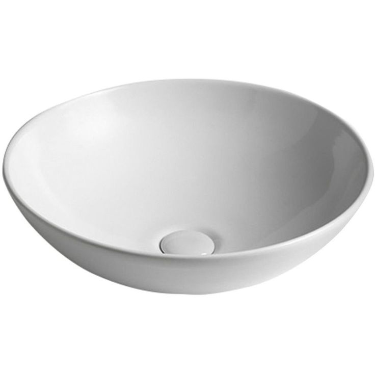 Malja-allas Interia Dimp ø 46 cm, valkoinen