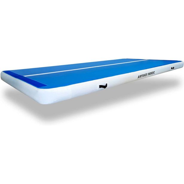 Ilmavolttipatja Airtrack Nordic Deluxe Wide, sininen, eri kokoja