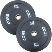 Levypainot Core Bumper, 5-25kg, 2kpl