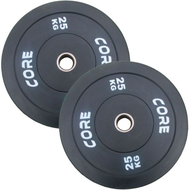 Levypainot Core Bumper, 5-25kg, 2kpl