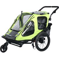 Polkupyörän peräkärry juoksusarjalla Trekker Sport 1-2 lapselle, 40kg