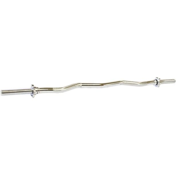 Hauistanko Fit'n Shape Kierrelukoilla 30mm, hopea