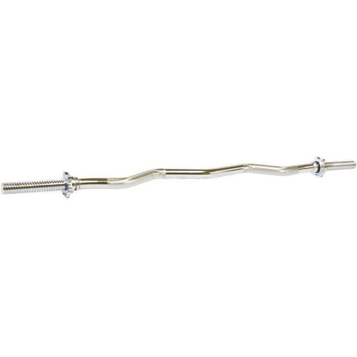 Hauistanko Fit'n Shape Kierrelukoilla 30mm, hopea