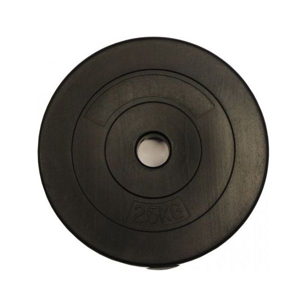 Levypainot Fit'n Shape 2 x 2.5kg, vinyyli, musta