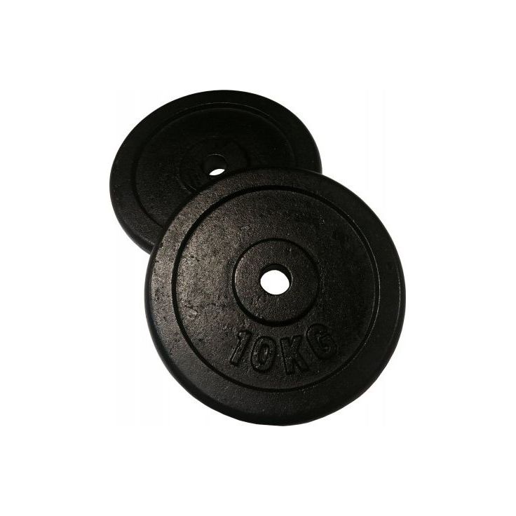 Levypainot Fit'n Shape 2 x 2.5kg, vinyyli, musta