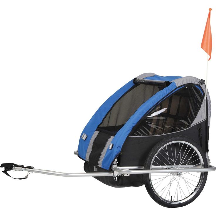 Polkupyörän peräkärry Trekker 1-2 lapselle 40kg