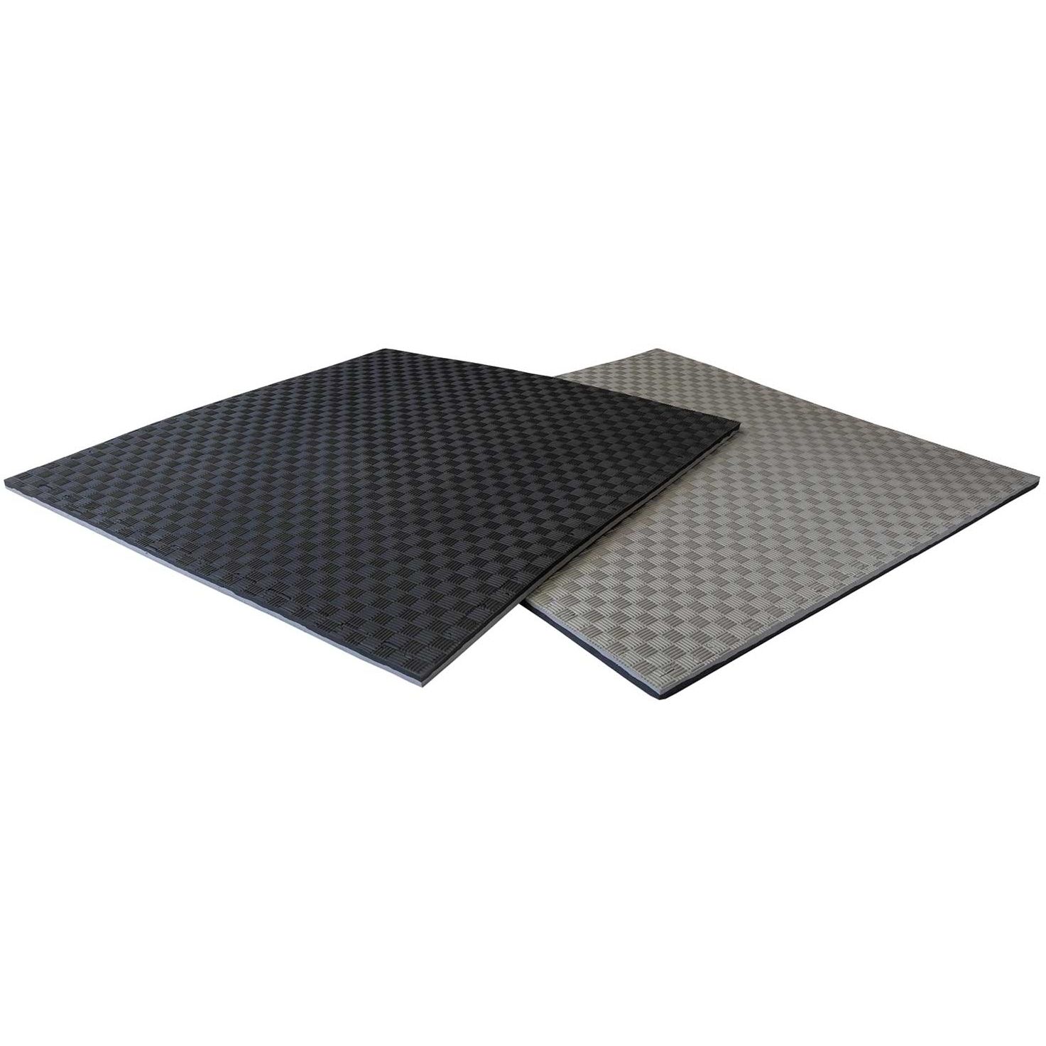 Tatamimatto React, 100x100x2 cm, musta/harmaa