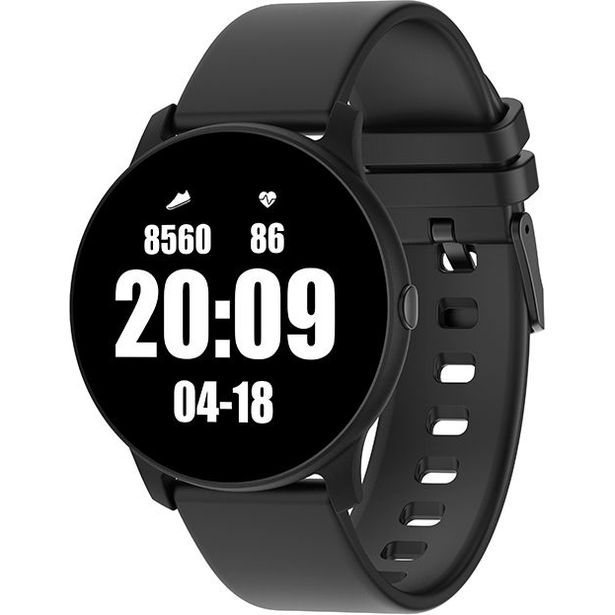 Urheilukello Kuura Smart Watch Sport S1, musta