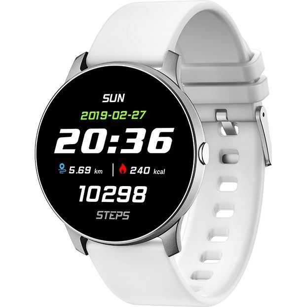 Urheilukello Kuura Smart Watch Sport S1, valkoinen