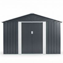 Pihavarasto Fornorth, 5.29m², sokkelilla, harmaa, Verkkokaupan poistotuote