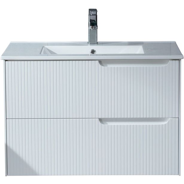 Allaskaappi Lykke Polar Deluxe, 80x46x55cm, valkoinen