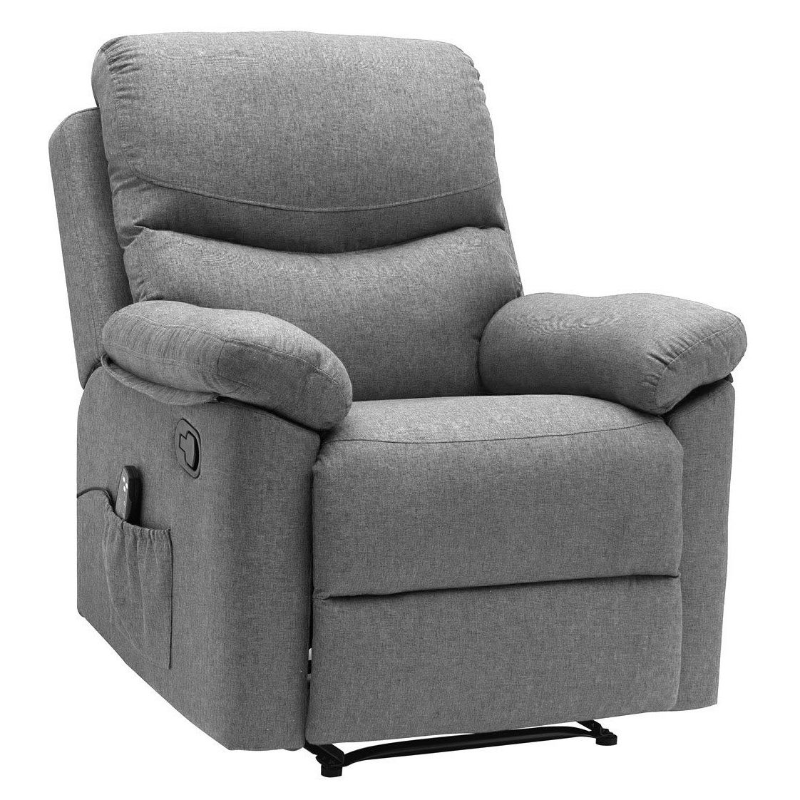 Hierontatuoli Lykke, 95x101x86cm, harmaa