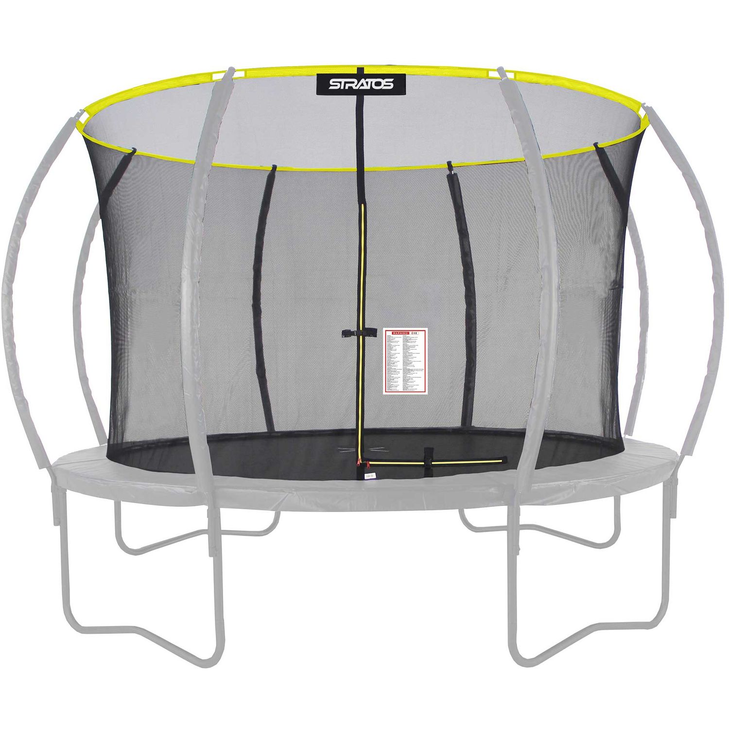 Trampoliinin turvaverkko Stratos, Ø4,88 m, musta