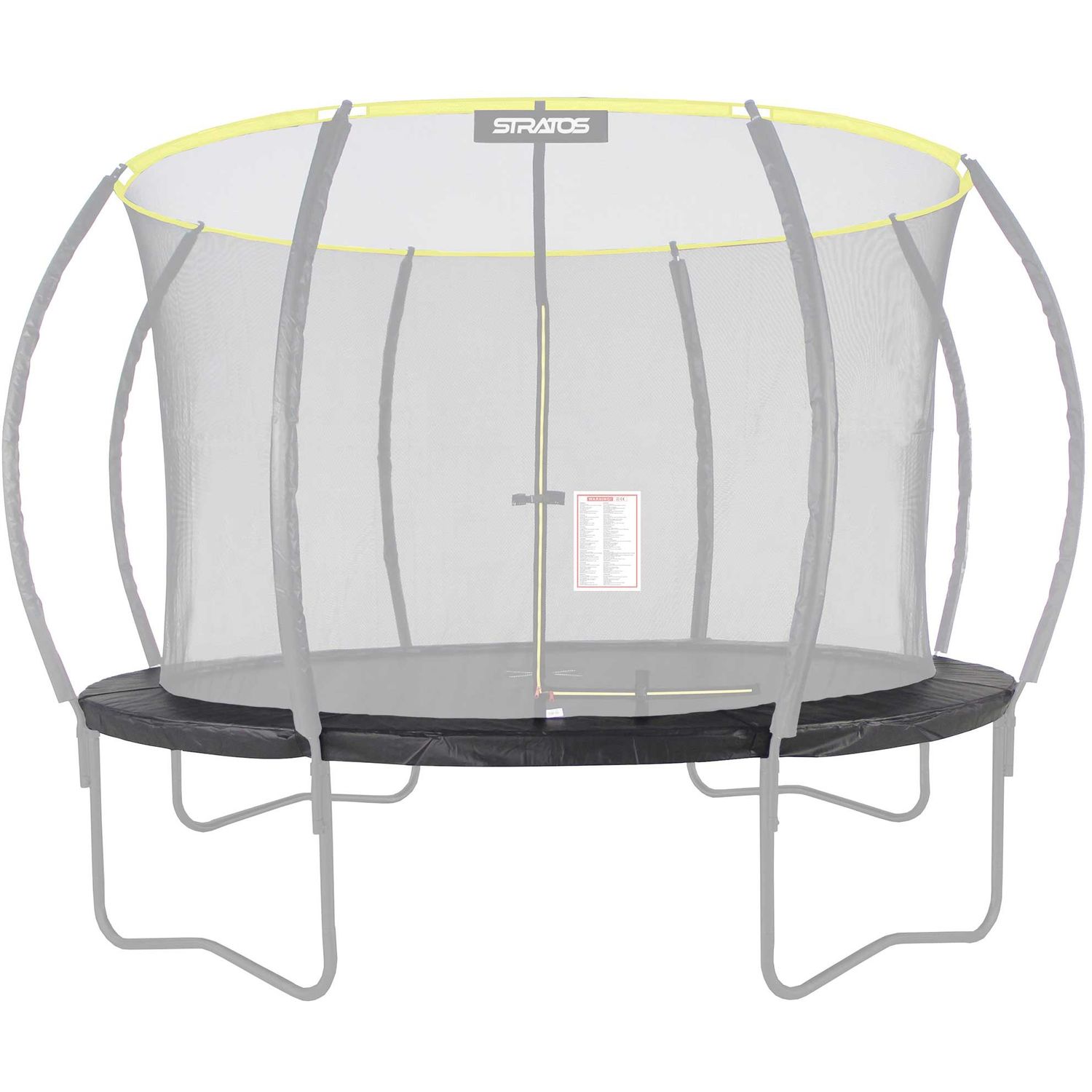 Trampoliinin reunapehmuste Stratos, Ø4,88 m, musta